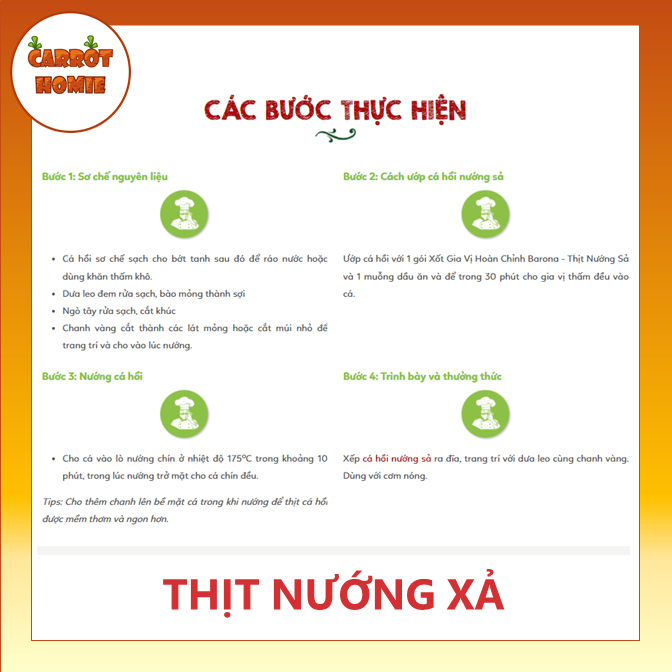 Xốt thịt nướng sả đưa cơm