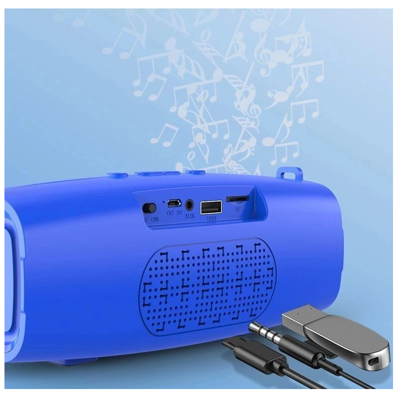 Loa bluetooth KIMISO KMS-223 hỗ trợ FM/Thẻ/USB/AUX (nhiều màu)
