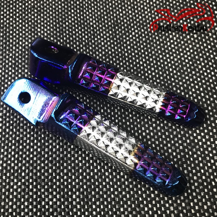 Gác chân xe máy YMH màu titan một cặp