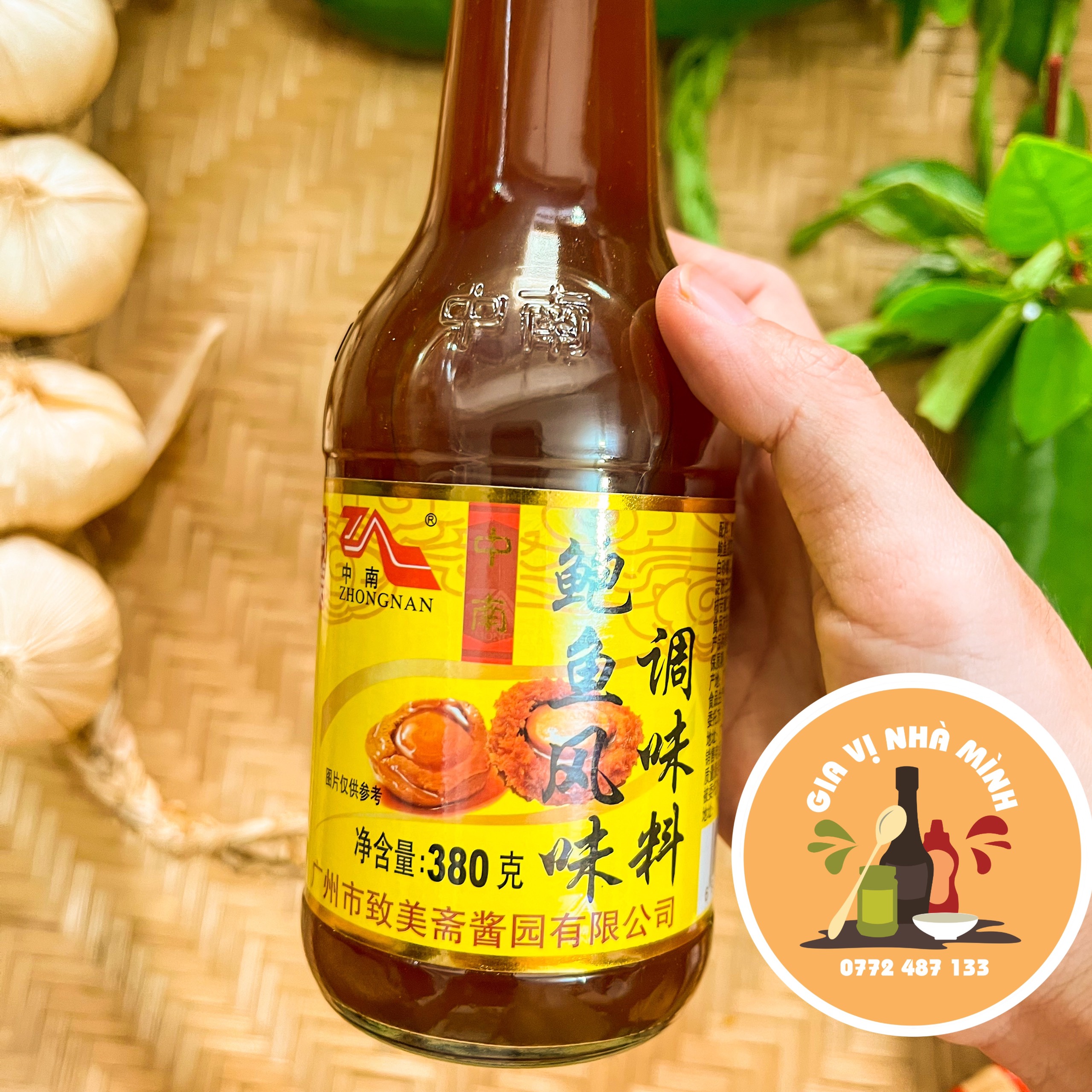 SỐT BÀO NGƯ ZHONGNAN - CHAI 380ML