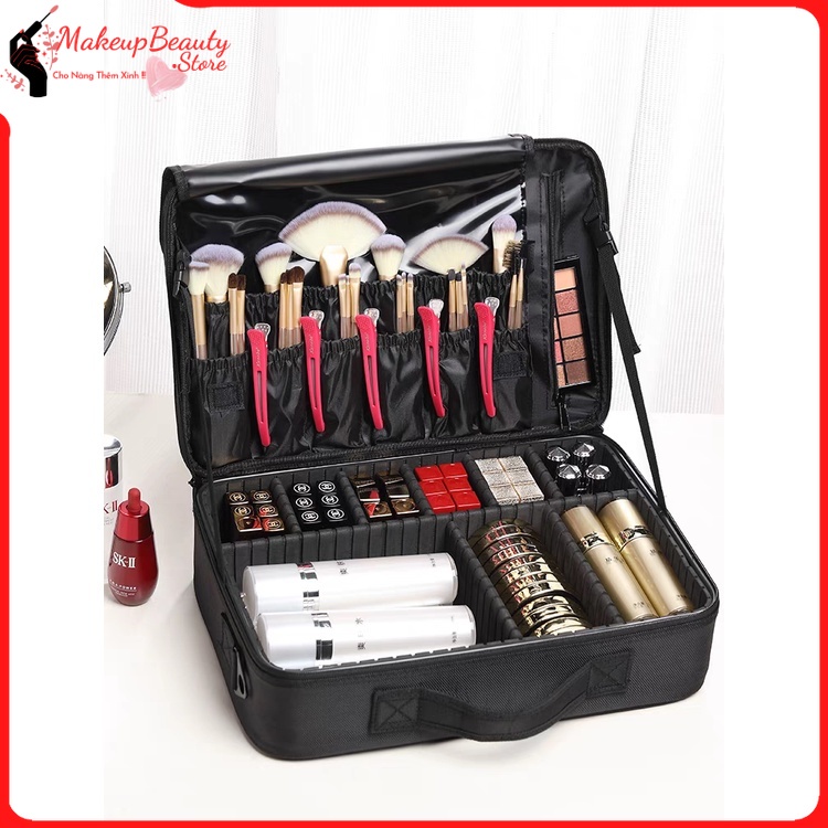 Cốp vải đựng đồ makeup đồ nail size to MS 388 [ MakeupBeauty.Store Cho Nàng Thêm Xinh ]