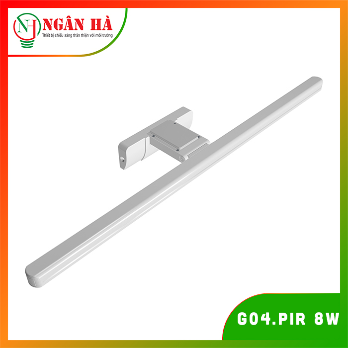 Đèn LED chiếu gương cảm biến Rạng Đông Model: G04.PIR 8W