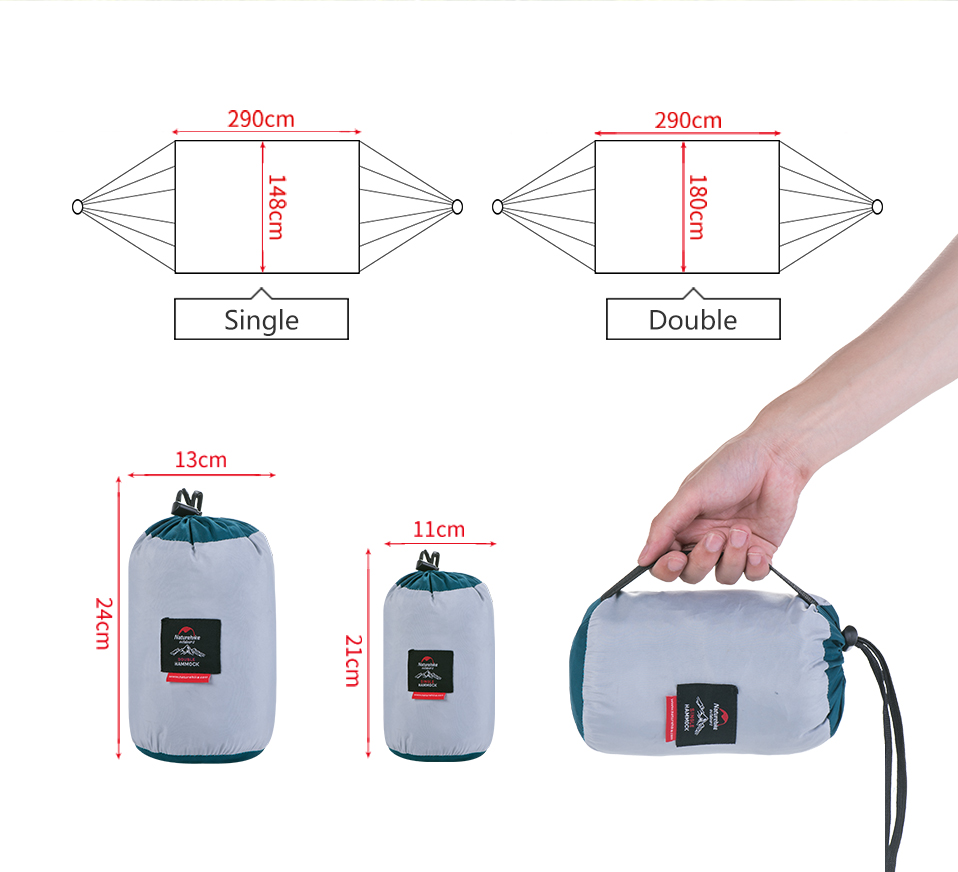 Võng Đôi Siêu Nhẹ Naturehike NH17D012-B