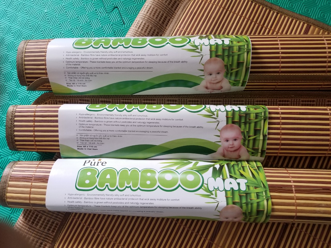 Chiếu trúc Việt Nam cho bé 60x110cm