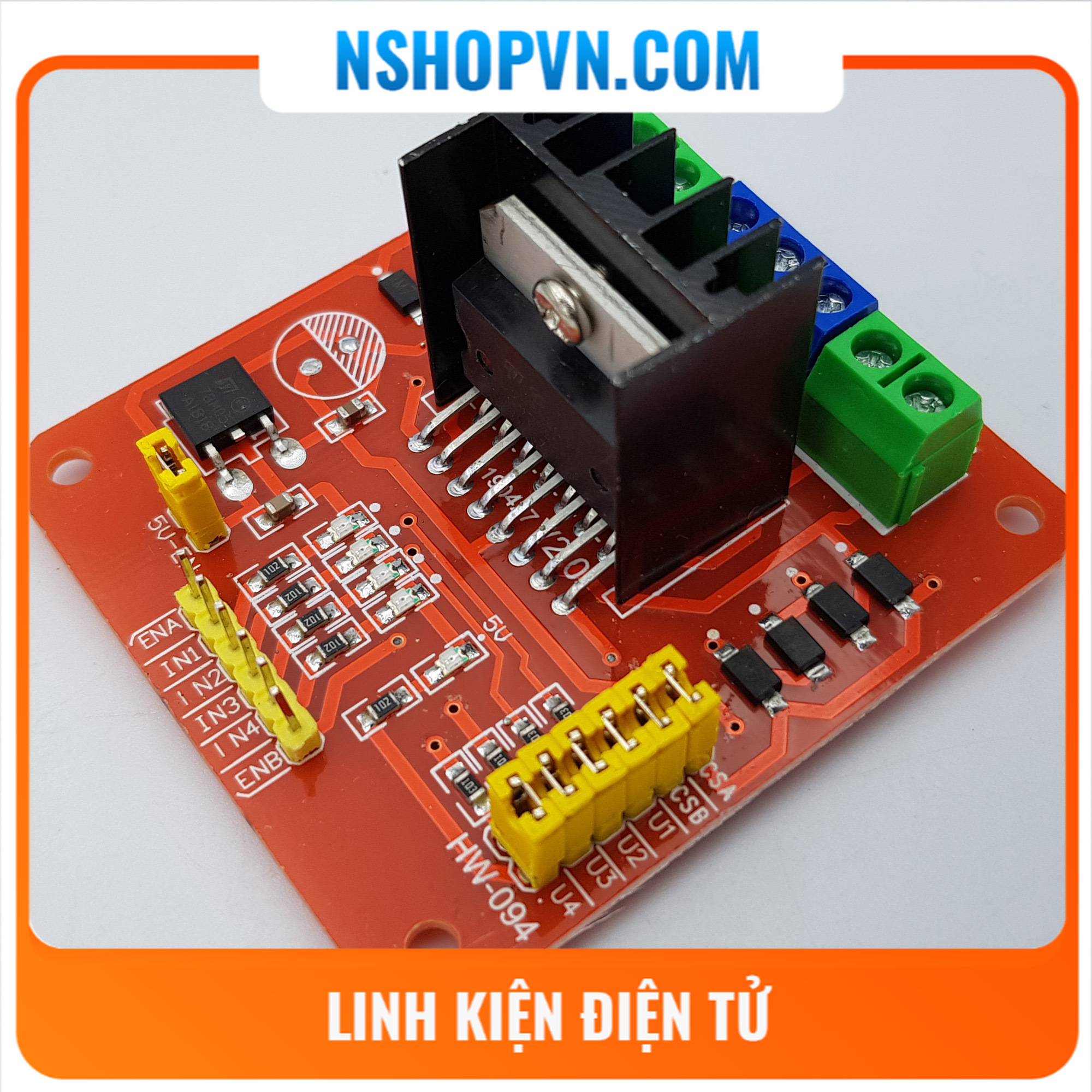 Mạch điều khiển động cơ l298 v2