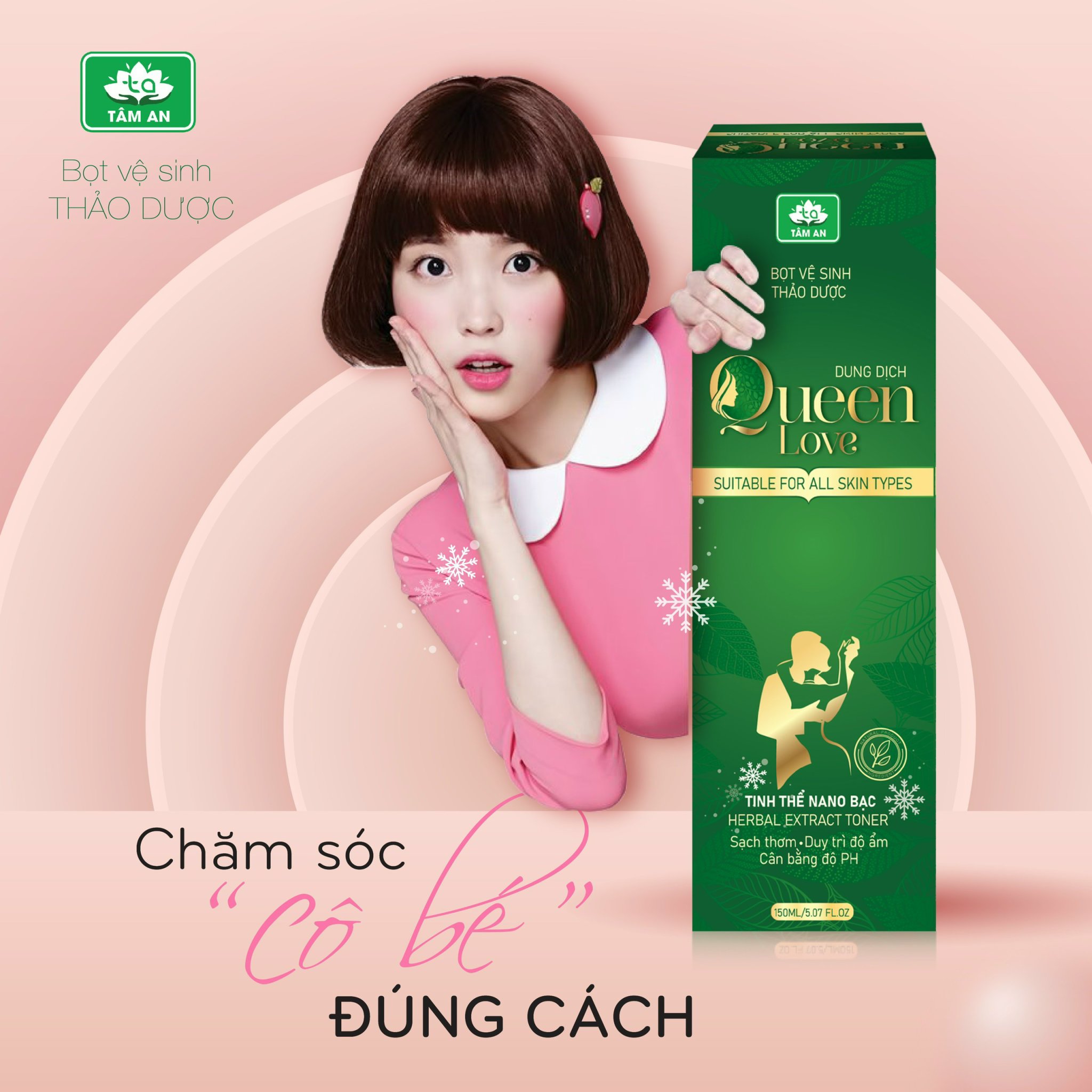 FREESHIP MAX - Bọt vệ sinh Queen Love
