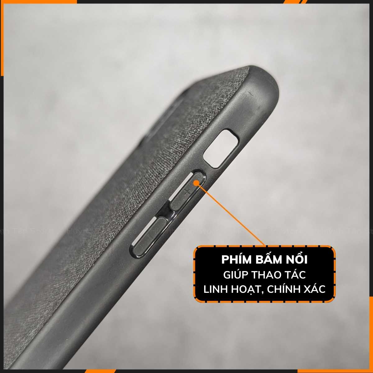 Ốp lưng iPhone XS Max vải Jean (full màu)