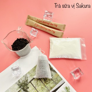 Trà sữa FREESHIP Trà sữa Royaltea tự pha [CHÍNH HÃNG] Vị Sakura(Hoa Anh Đào). Sản phẩm KHÔNG CÓ LY NHỰA đảm bảo thân thiện với môi trường. thumbnail