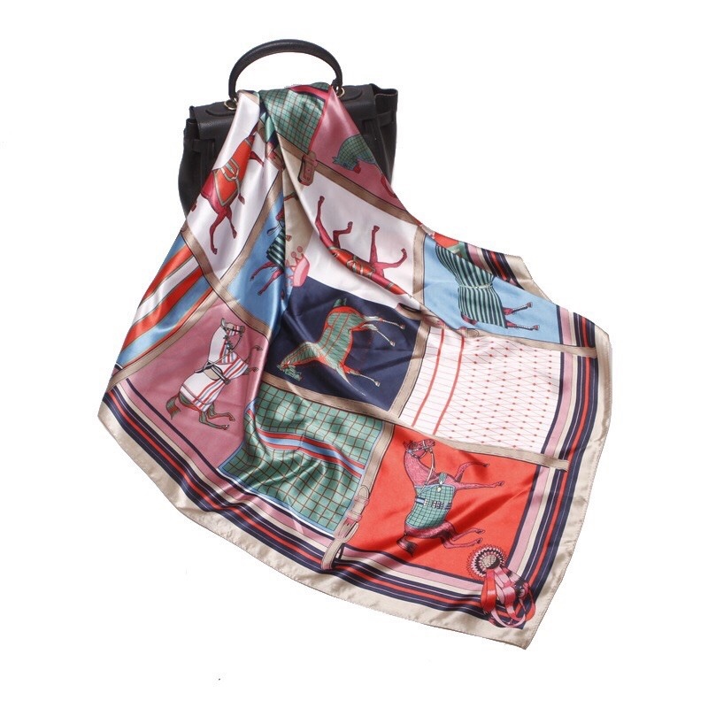 【HOT SALE】 Khăn lụa vuông 70x70cm; 90x90cm hàng chuẩn đẹp