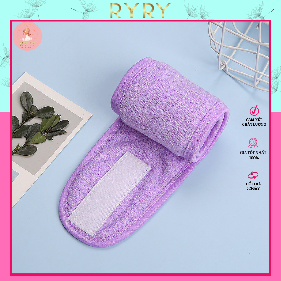 Băng đô quấn tóc cho spa - băng đô nửa đầu rửa mặt cho spa salon
