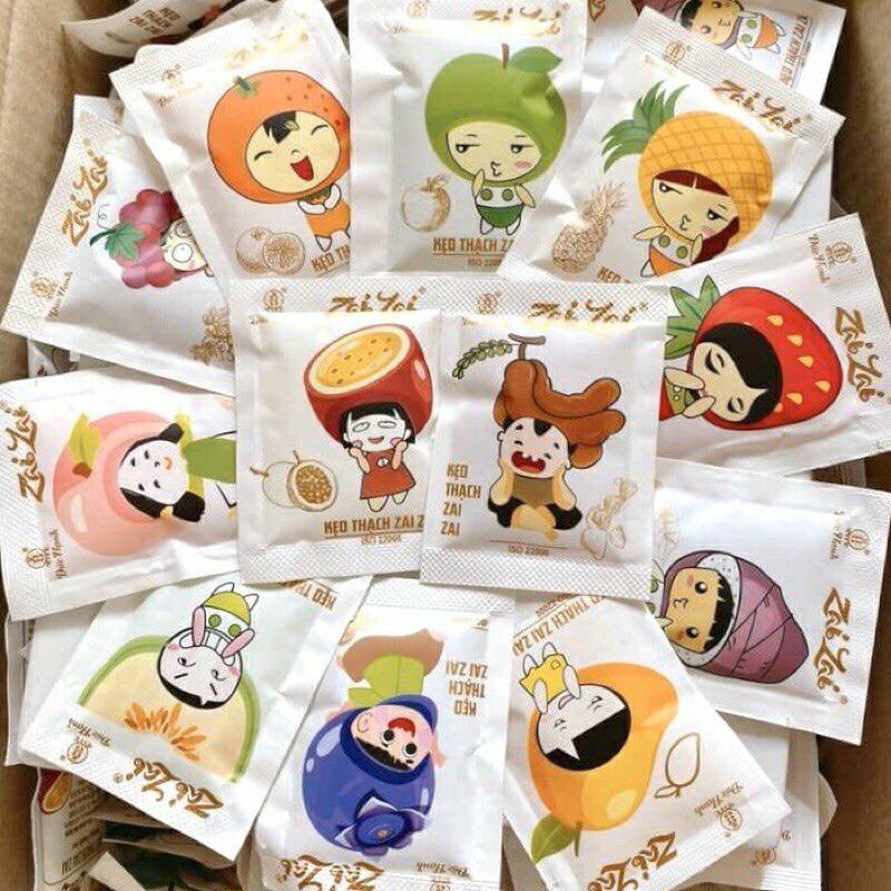 [HCM]1Kg Kẹo Thạch Zai Zai Đức Hạnh Mix Vị Siêu Ngon