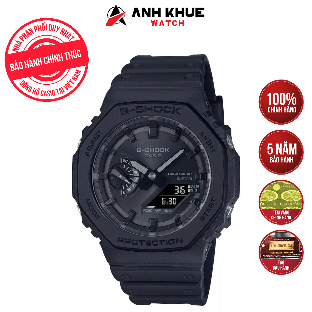 Đồng hồ casio nam dây nhựa ga-b2100-1a1dr