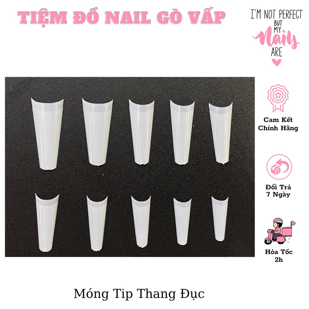 Móng Nối Móng Tip HSM Túi 500 móng nhựa dẻo đủ size 0 - 9