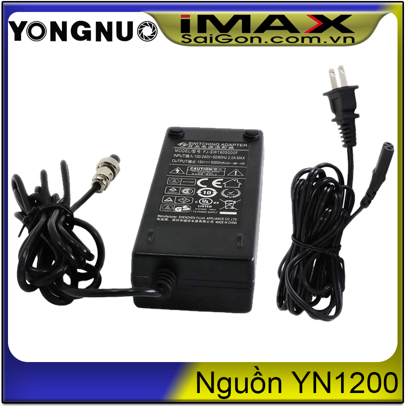 [HCM]Adaptor nguồn đèn Yongnuo YN1200