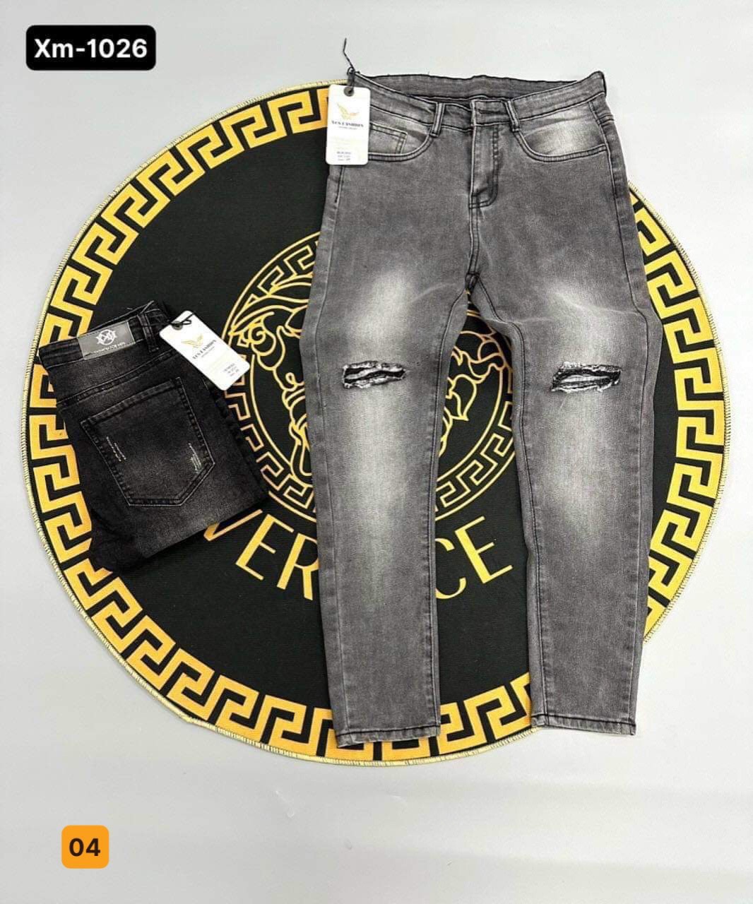 Quần jean nam chất bò co giãn cao cấp thời trang cá tính, quần jean nam mẫu mới form chuẩn (kèm hình thật) Elly Fashion - QJN74