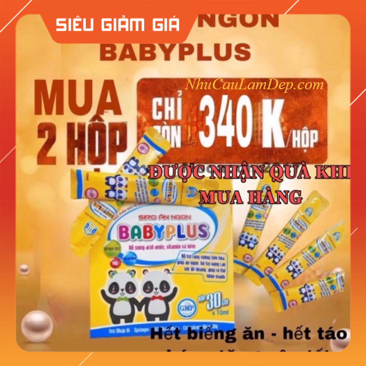 [HCM]BABY PLUS SIRO ĂN NGON (Mẫu Mới Date Mới Nhất)