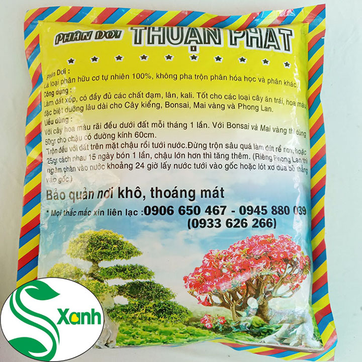 Phân dơi bón hoa cây cảnh - gói 150g