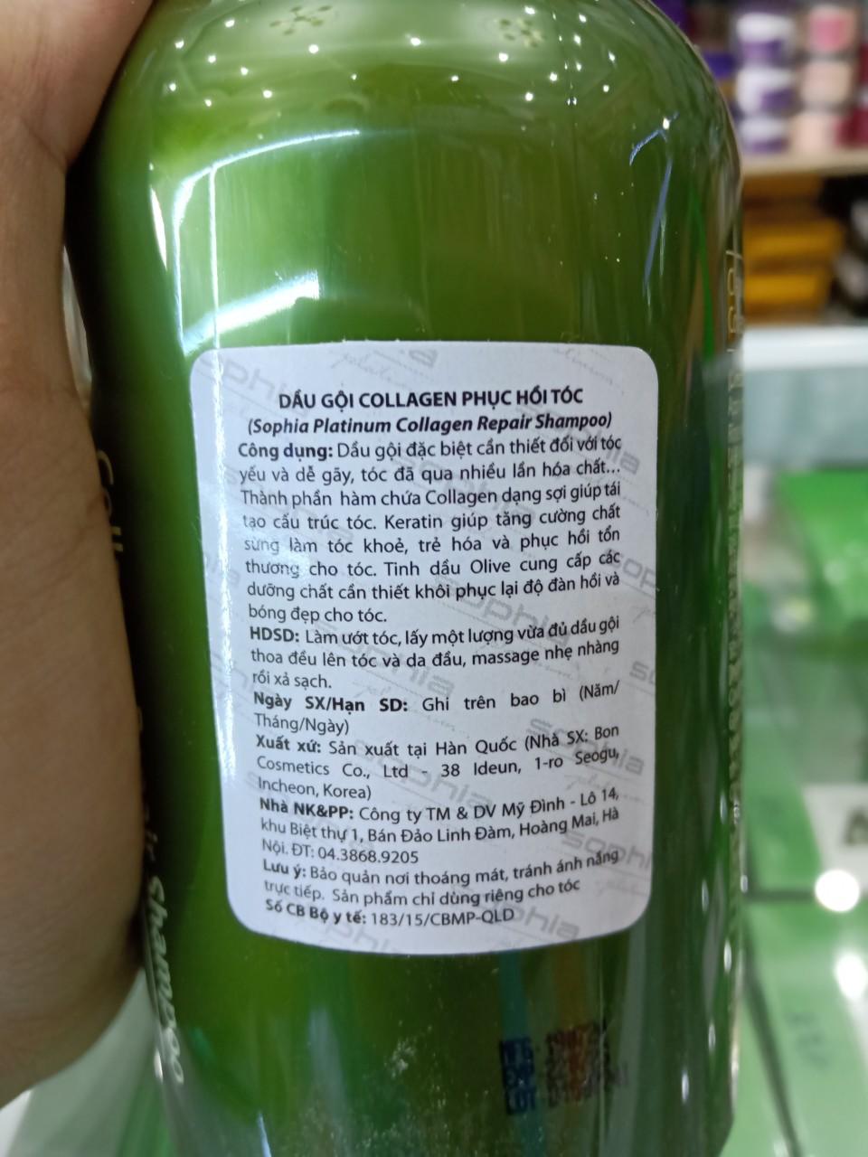 Dầu gội sophia của Obsidian 500ml