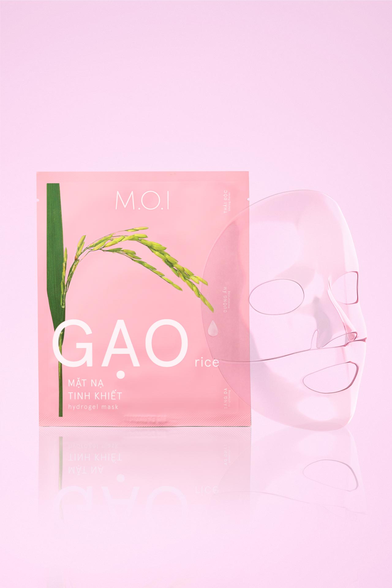 [MUA 2 TẶNG 1] Mặt nạ gạo tinh khiết MOI Cosmetics
