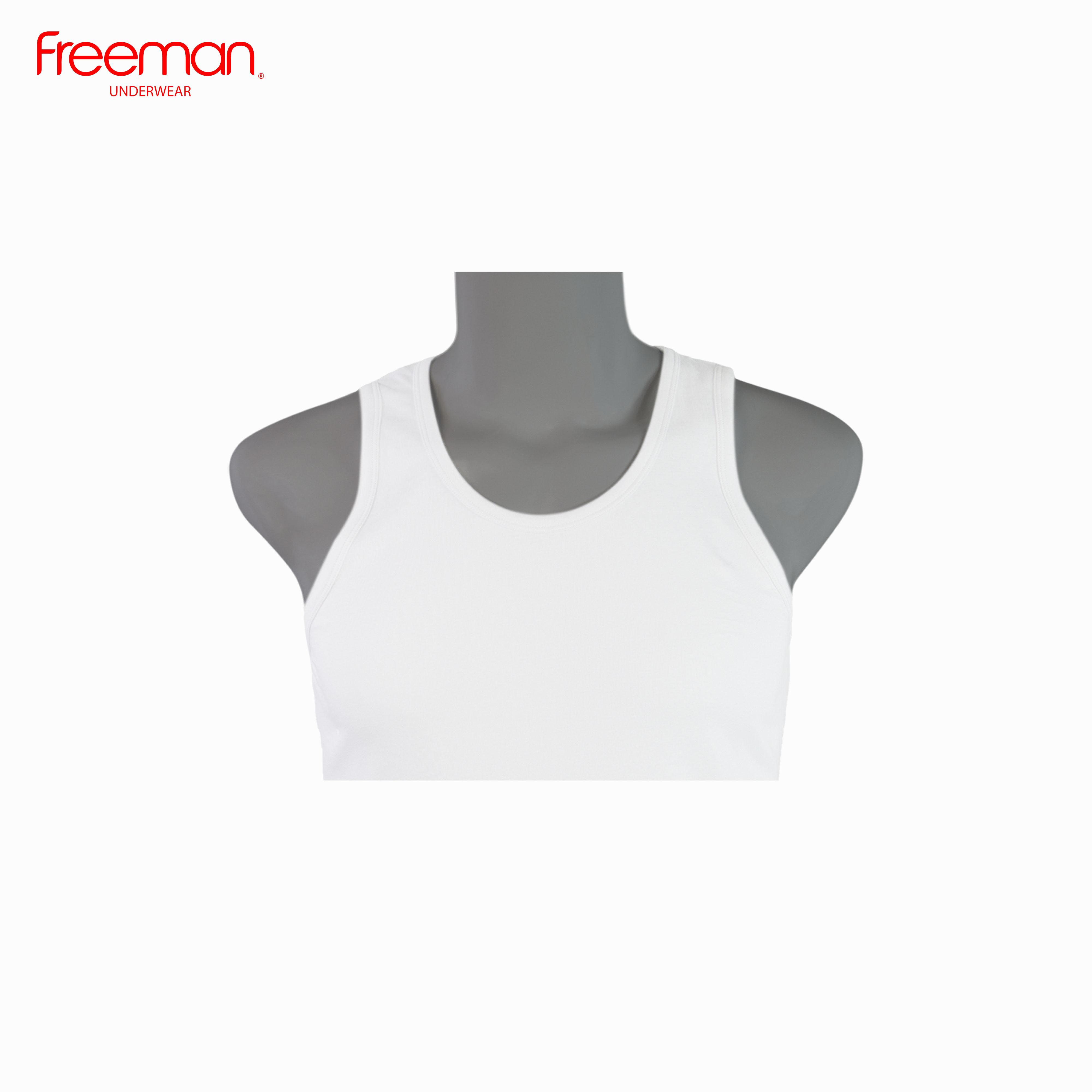 Áo thun ba lỗ nam Freeman - Chất liệu cotton ASF205 [Combo 3]