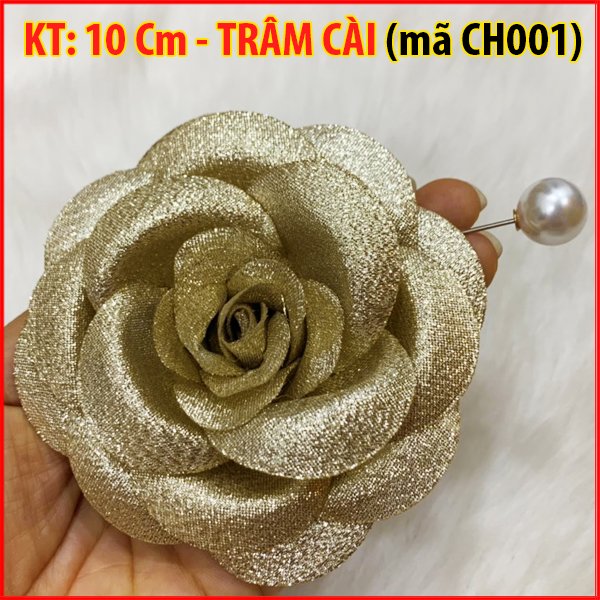 XUKA - PHỤ KIỆN THỜI TRANG NỮ - Hoa Cài Áo Vest Váy Đầm Đẹp Kiểu Trâm Cài Hạt Mẹc Sang Trọng, Hoa Trà - Hoa Hồng Cài Áo Váy Nhiều Mẫu Đẹp CH001 CH002