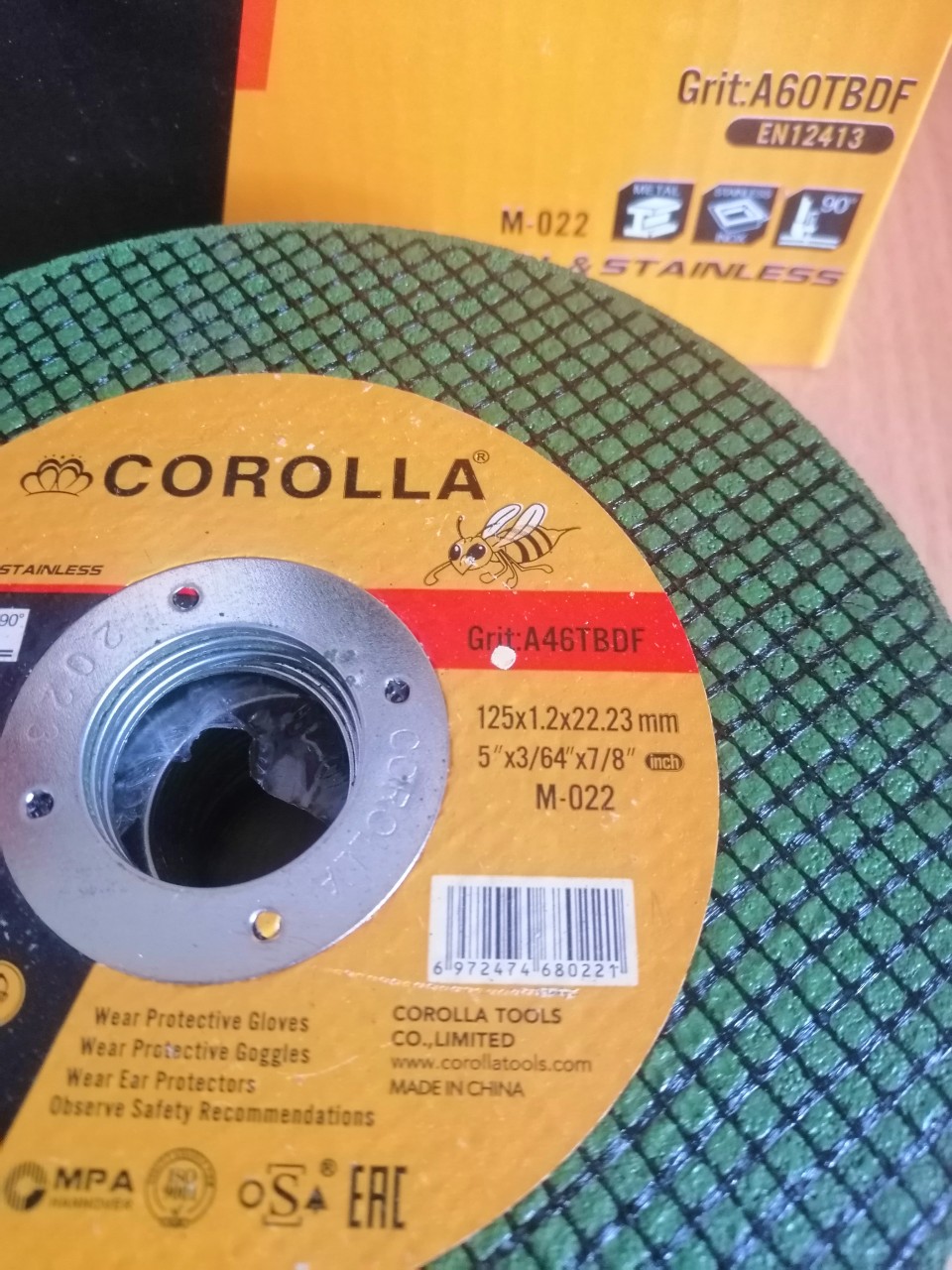 [10 viên] Đá cắt 125mm xanh mỏng chất lượng tốt
