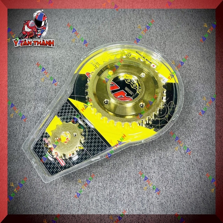 Nhông sên đĩa DID vàng wave RS,wave s110 MS 104