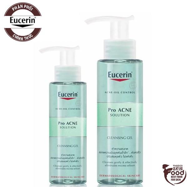▤✗  Sữa Rửa Mặt Dạng Gel Eucerin Acne-Oil Control Pro Acne Solution Cleansing Gel