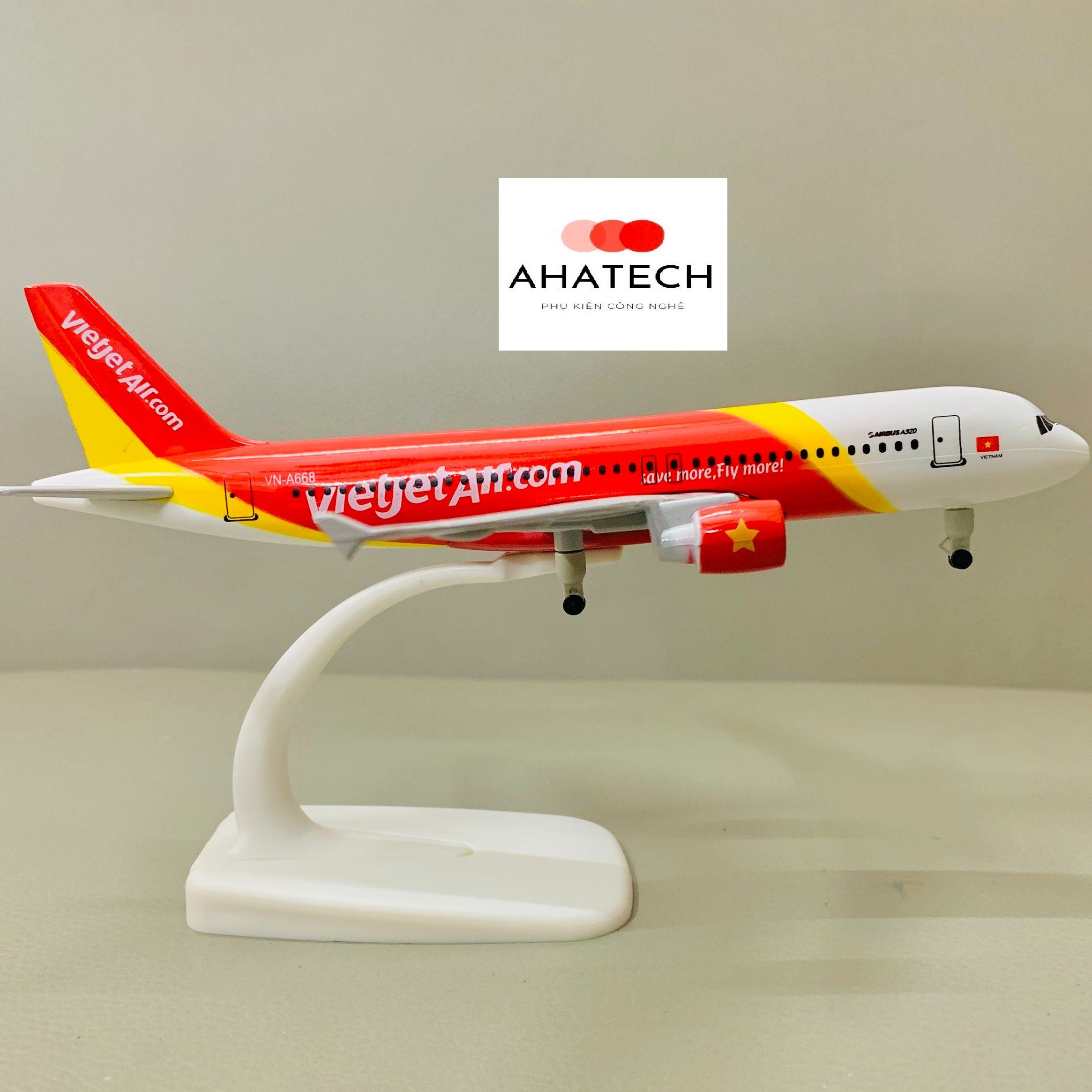 MÔ HÌNH TRƯNG BÀY MÁY BAY VIETJET AIRLINE