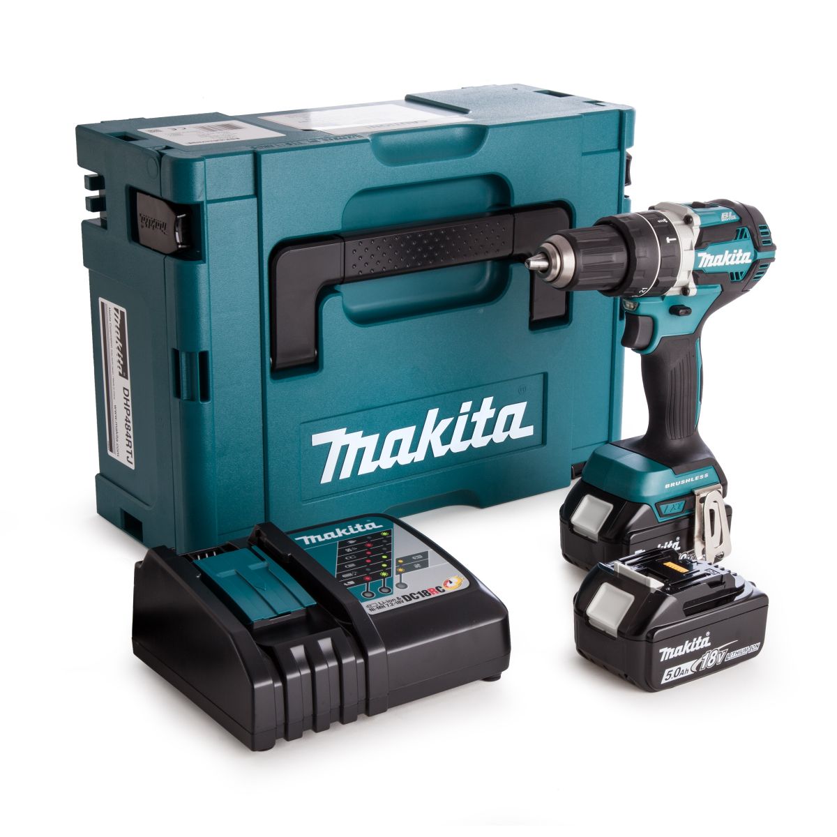 [Hàng chính hãng]Máy khoan bắt vít MAKITA DDF482RAE 13MM (18V*2 2.0AH)