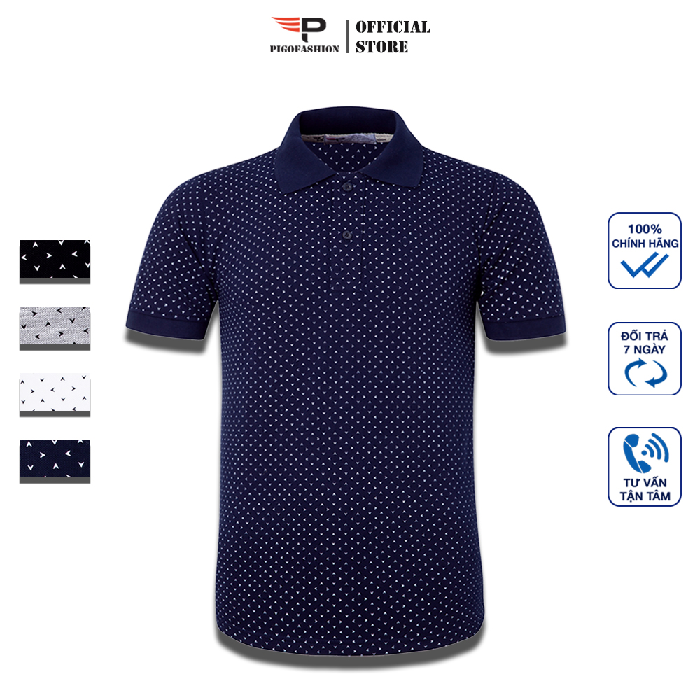 Áo Thun Pigo Fashion Họa Tiết Chuẩn Men FS Aht19 (Chọn Màu)