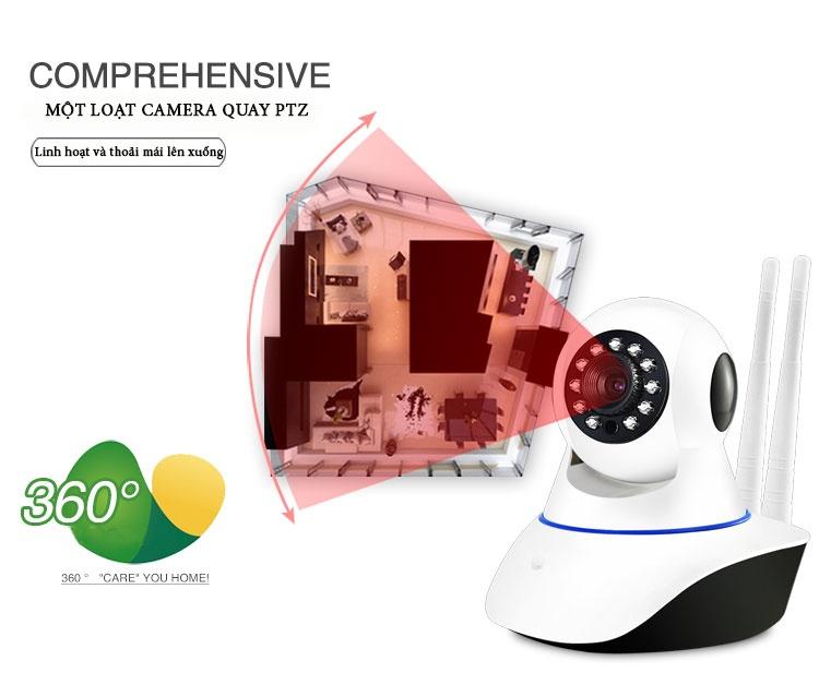 Camera Wifi, An ninh, Giám sát Yoosee 2 râu (New) - Agiadep