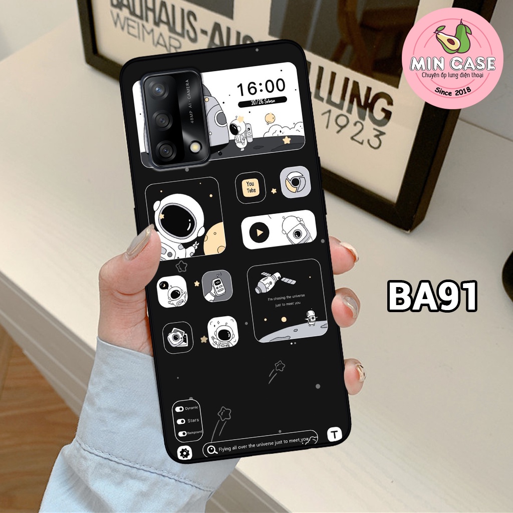 Ốp lưng oppo a54/ a74/ a94/ a95 - ốp lưng oppo in hình vũ trụ, phi hành gia độc đáo