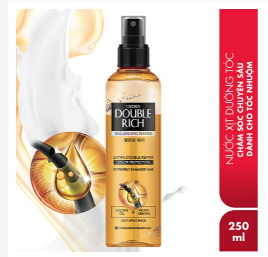Nước Xịt Dưỡng Tóc Double Rich Extra Double Repair (120ml, 250ml)