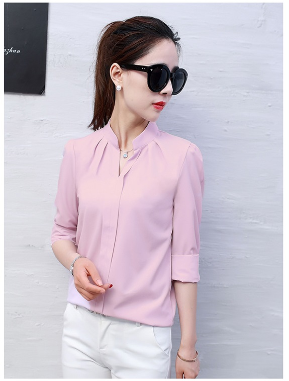 Áo sơ mi nữ công sở thiết kế tinh tế S08