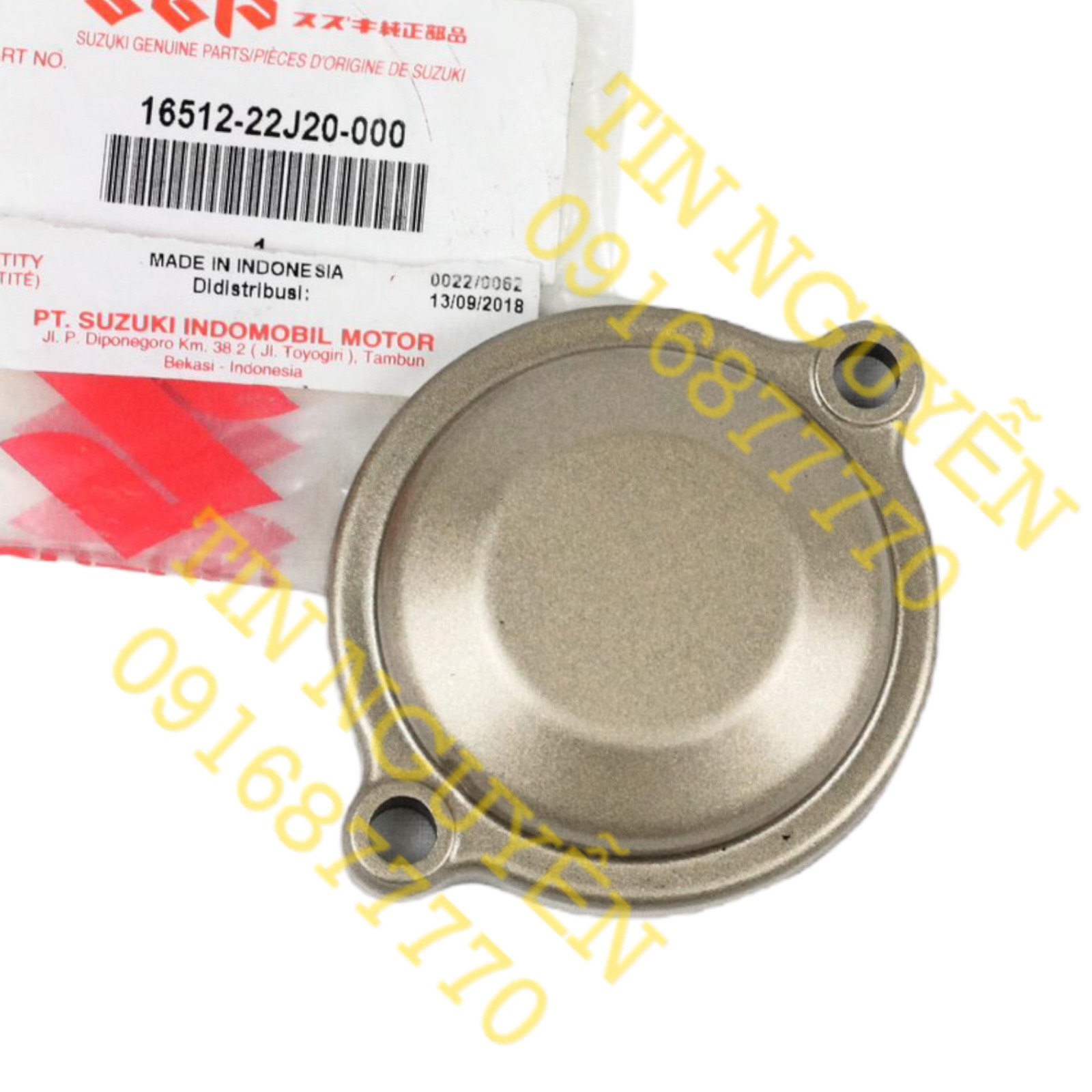 Nắp chụp lọc nhớt Satria - Raider Fi chính hãng Suzuki