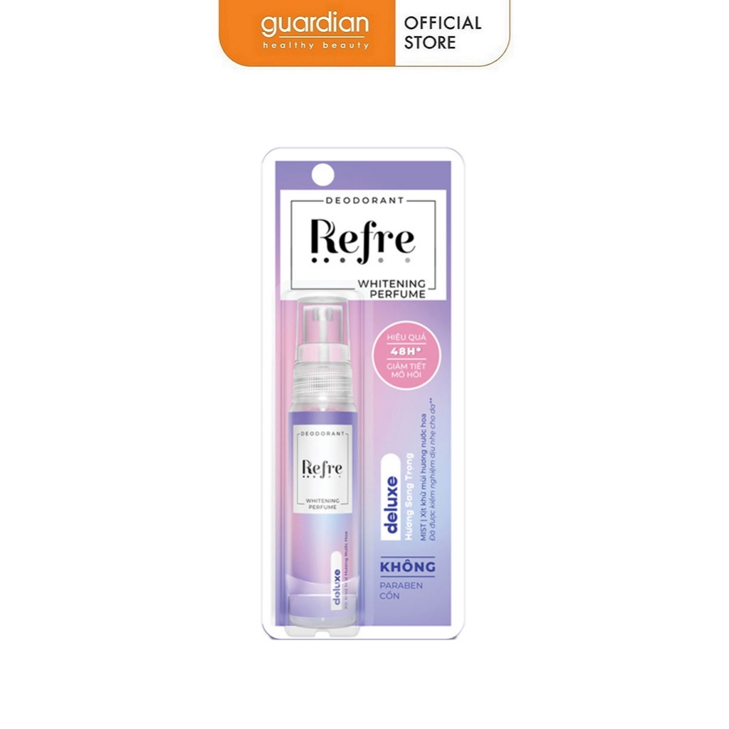 Xịt Khử Mùi Hương Nước Hoa Hương Sang Trọng Whitening Perfume Deluxe Refre 30Ml