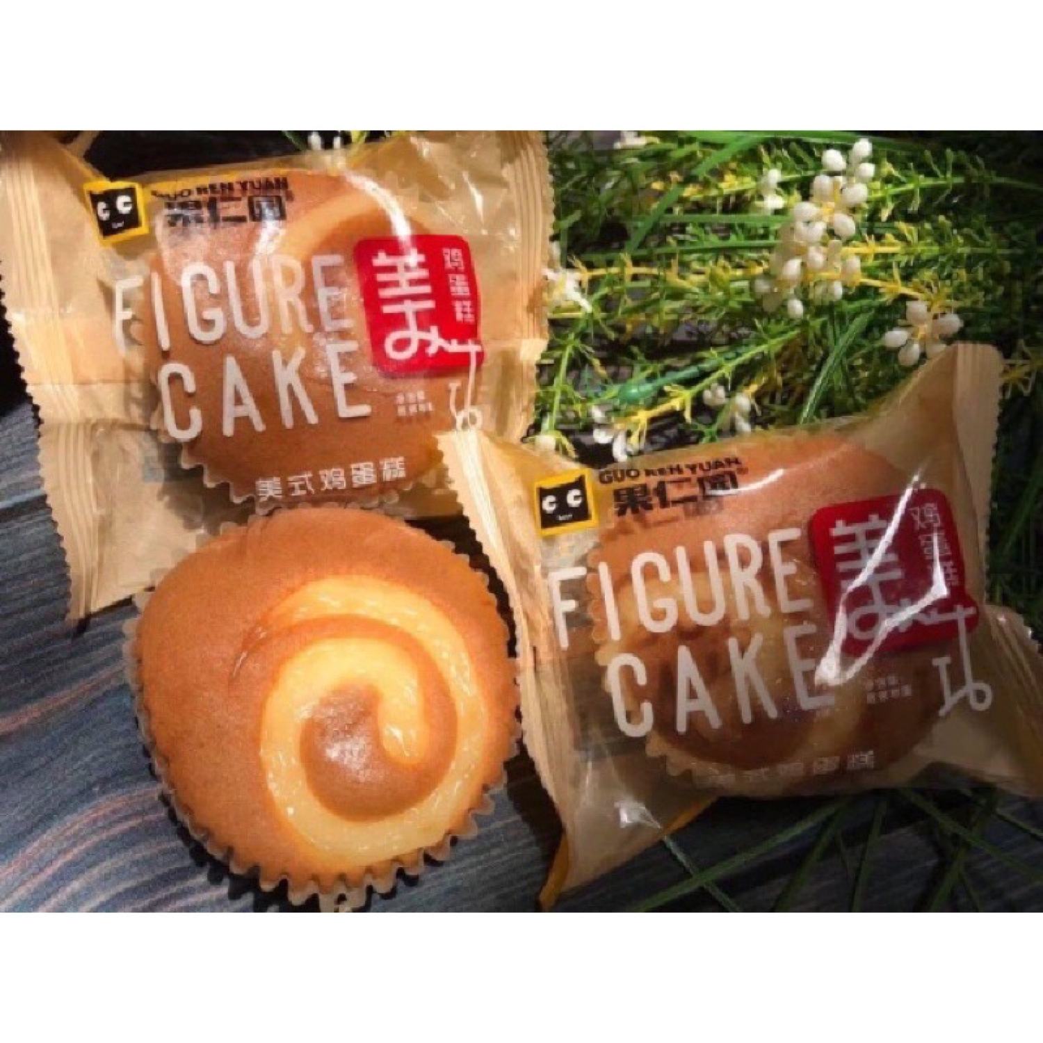 Bông Lan Chén Tròn Figure Cake 43gr
