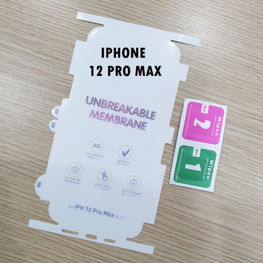 Miếng dán PPF chống xước iPhone 12 Pro Max