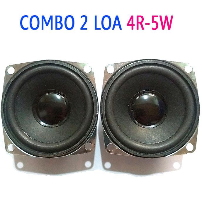 Loa BASS vi tính 5W 4R Combo 2 loa