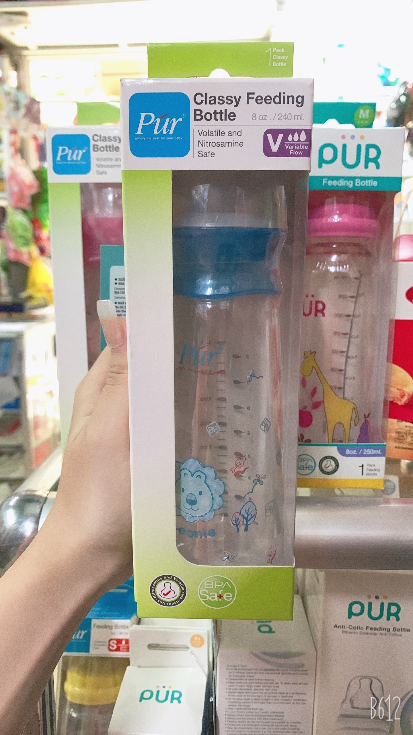 Bình Sữa Pur Thái Cổ Thường Thân Thon