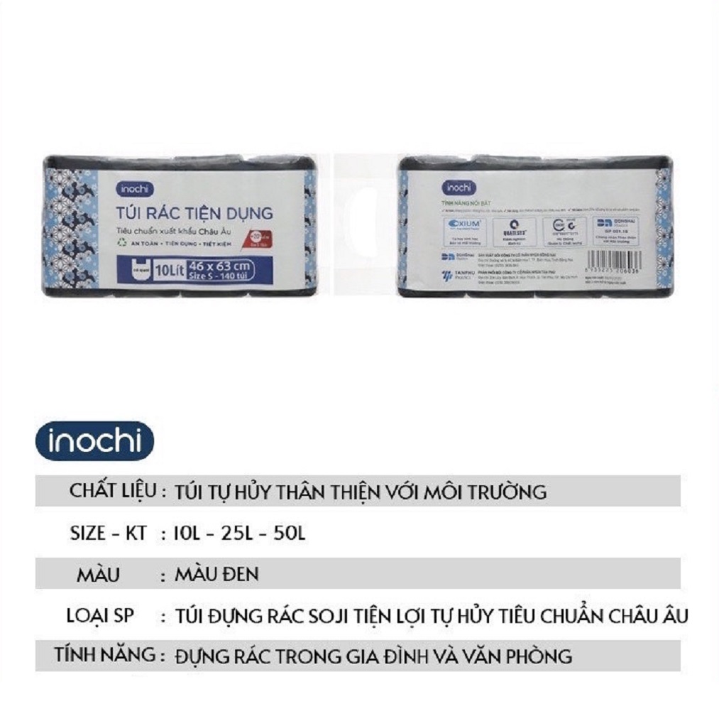 Thùng rác đạp tròn Inochi 12L-6L (kèm ruột, có phân tử Ion Ag+ kháng khuẩn, khử mùi) [HCM-Giao hoả tốc 2h]