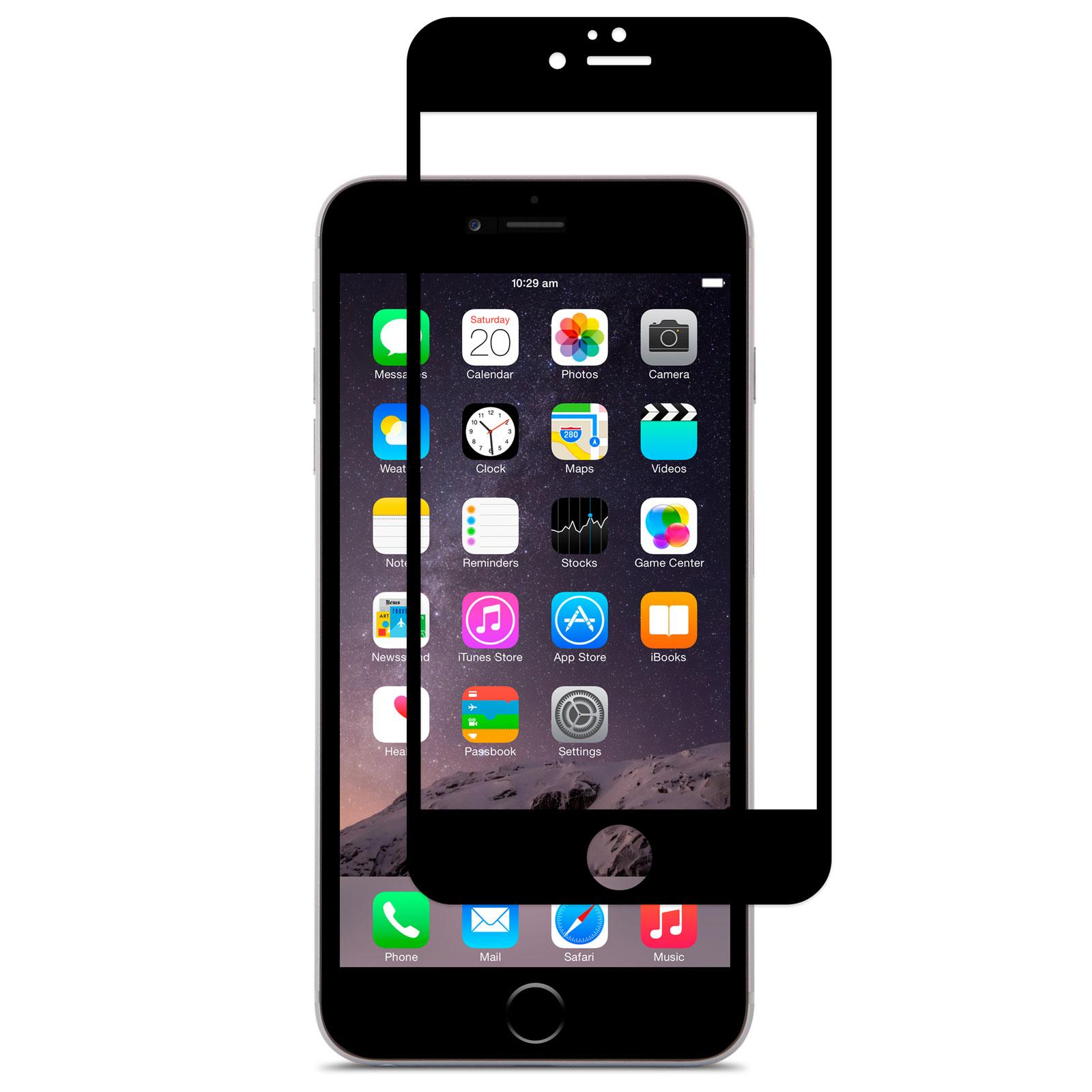 Cường lực full màn dùng cho iphone 6 / 6s (Đen)
