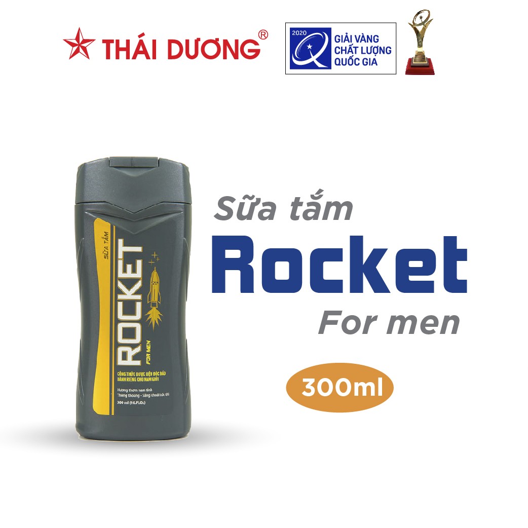 SỮA TẮM ROCKET DÀNH CHO NAM GIỚI (300ML) - Sao Thái Dương