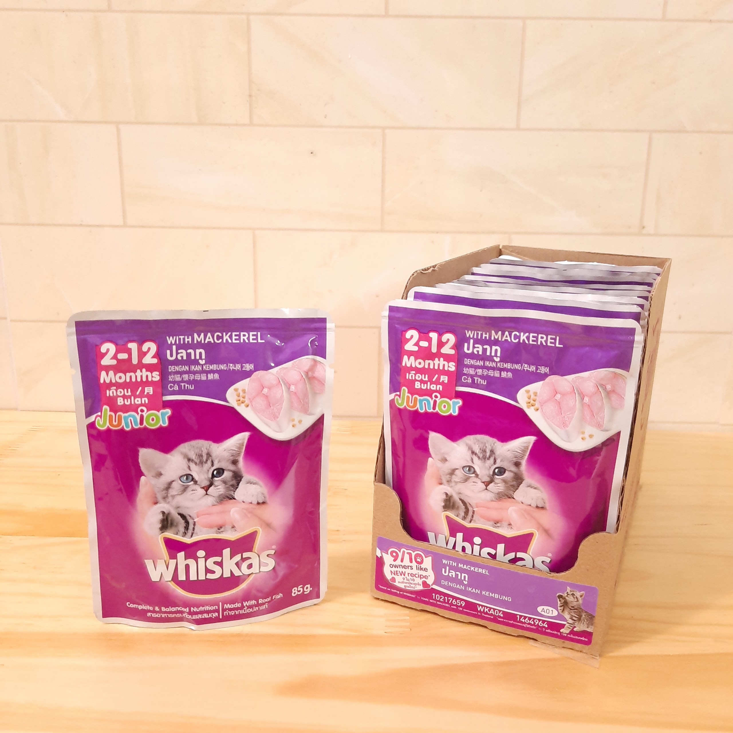 Thức Ăn Cho Mèo Con - Pate whiskas Junior 80g
