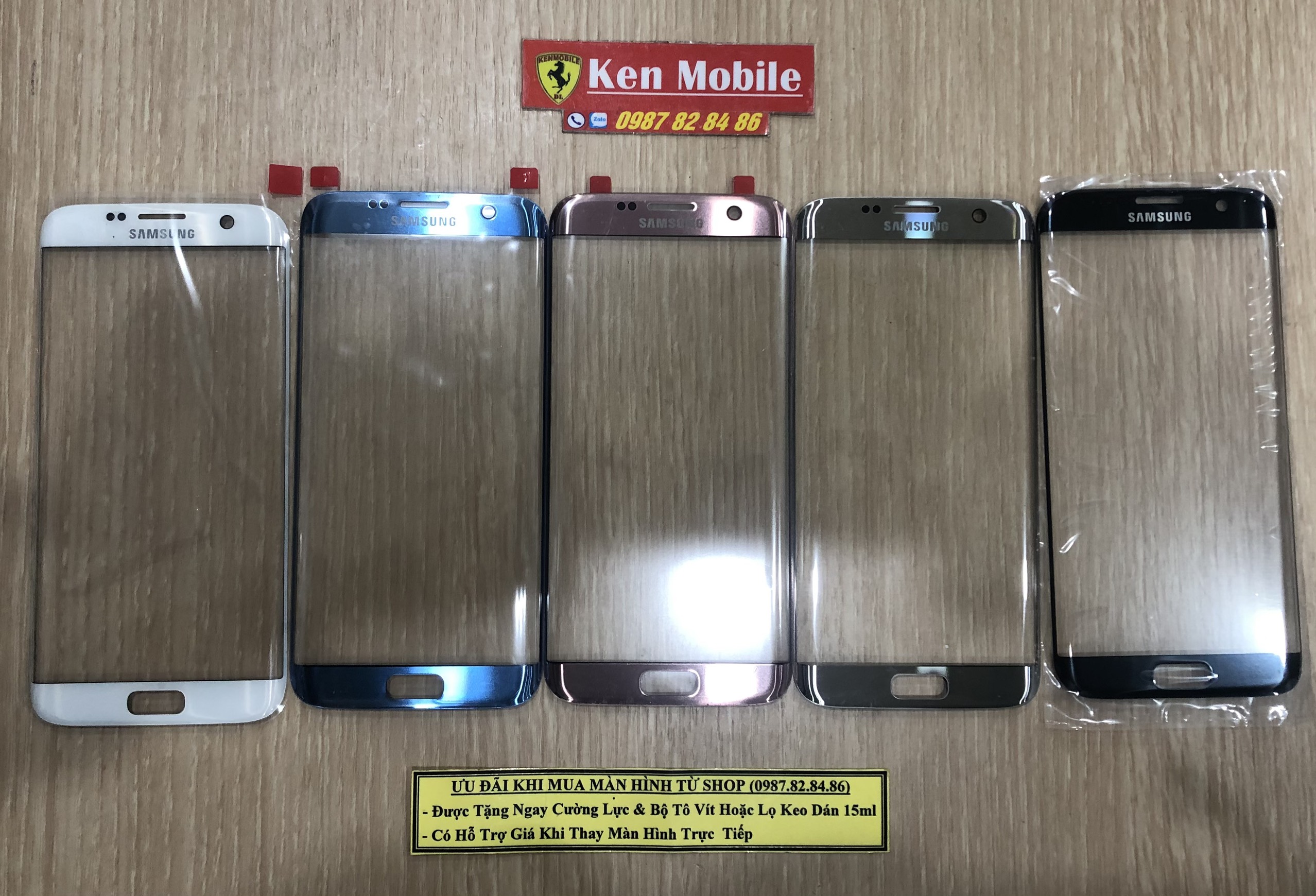 Mặt kính samsung galaxy s7 edge / g935 / s7e loại zin, dùng để ép kính