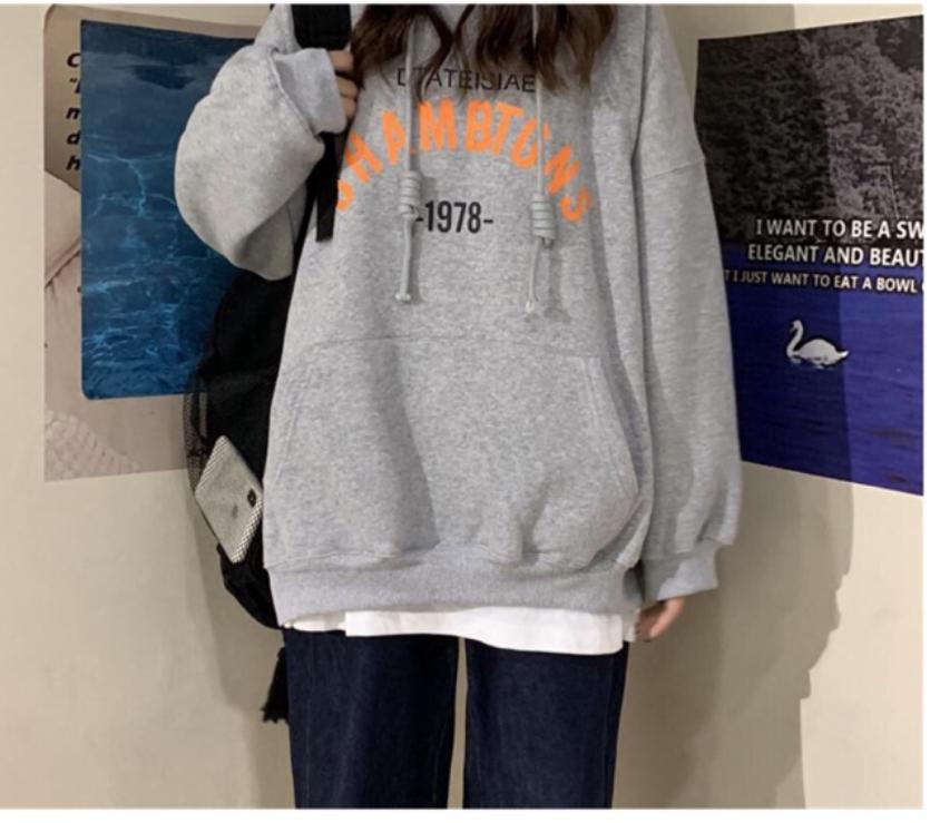 Áo khoac hoodie form rộng cá tính