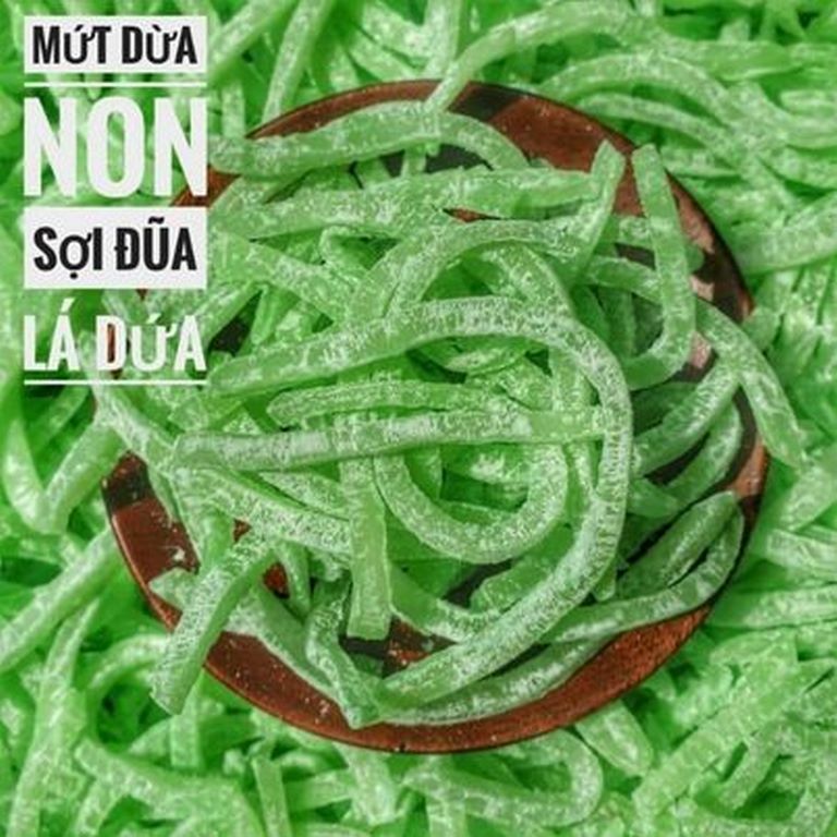 Mứt dừa non sợi vị dứa - siêu ngon 250g