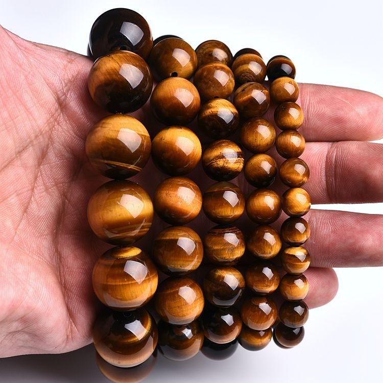 [FreeshipMAX] vòng tay đá mắt hổ 8 mm đến 16mm tự nhiên- chuẩn  A