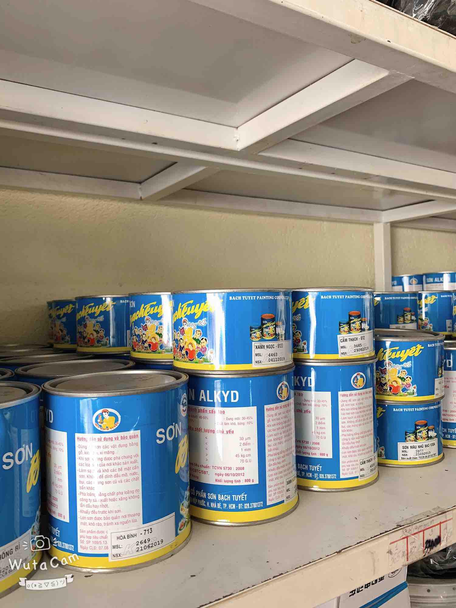 Sơn dầu Bạch Tuyết màu đen-200(Ankyd bóng 400gr)